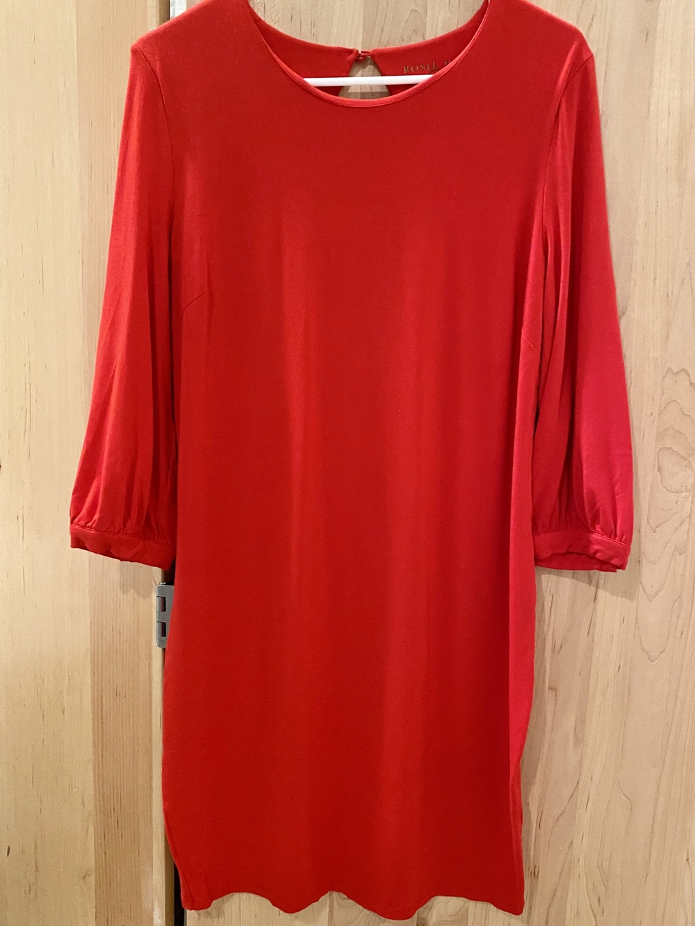 Rosie Pope Red Maternity Shift Dress